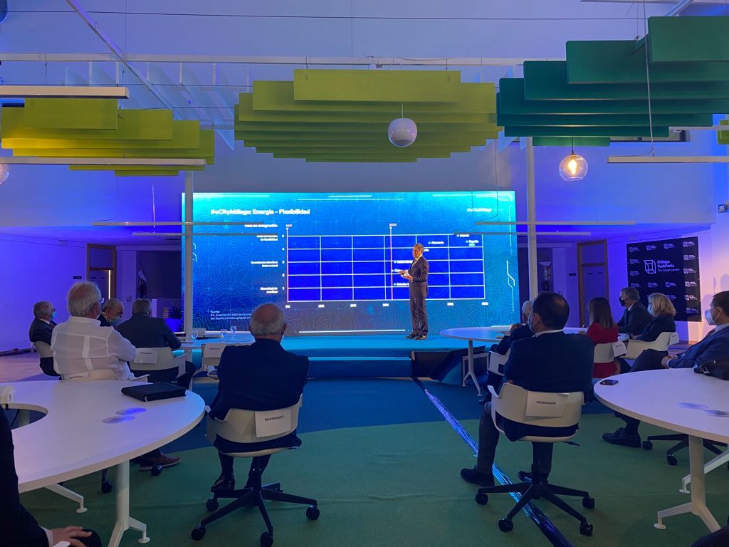 Rafa Sánchez presenta el proyecto #eCityMálaga