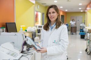 Dra. Cristina Caramés, especialista en Oncología Médica del Hospital Universitario Fundación Jiménez Díaz