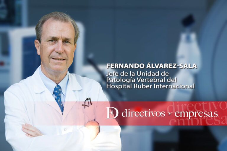 El doctor Álvarez-Sala es un experto en el uso del robor Mazor X para la cirugía de columna.