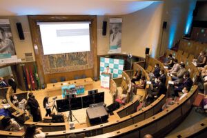 salón de actos del Hospital Universitario Fundación Jiménez Díaz de Madrid