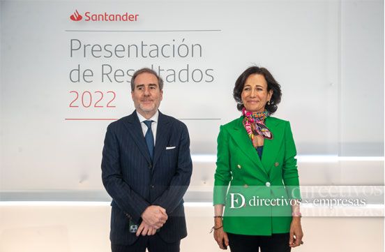 Restulados de Santander en el ejercicio 2022