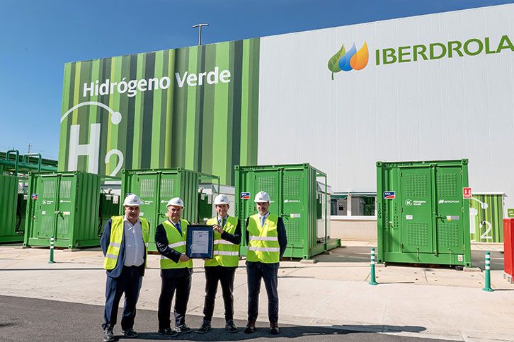 Certificado AENOR Hidrógeno Renovable a Iberdrola