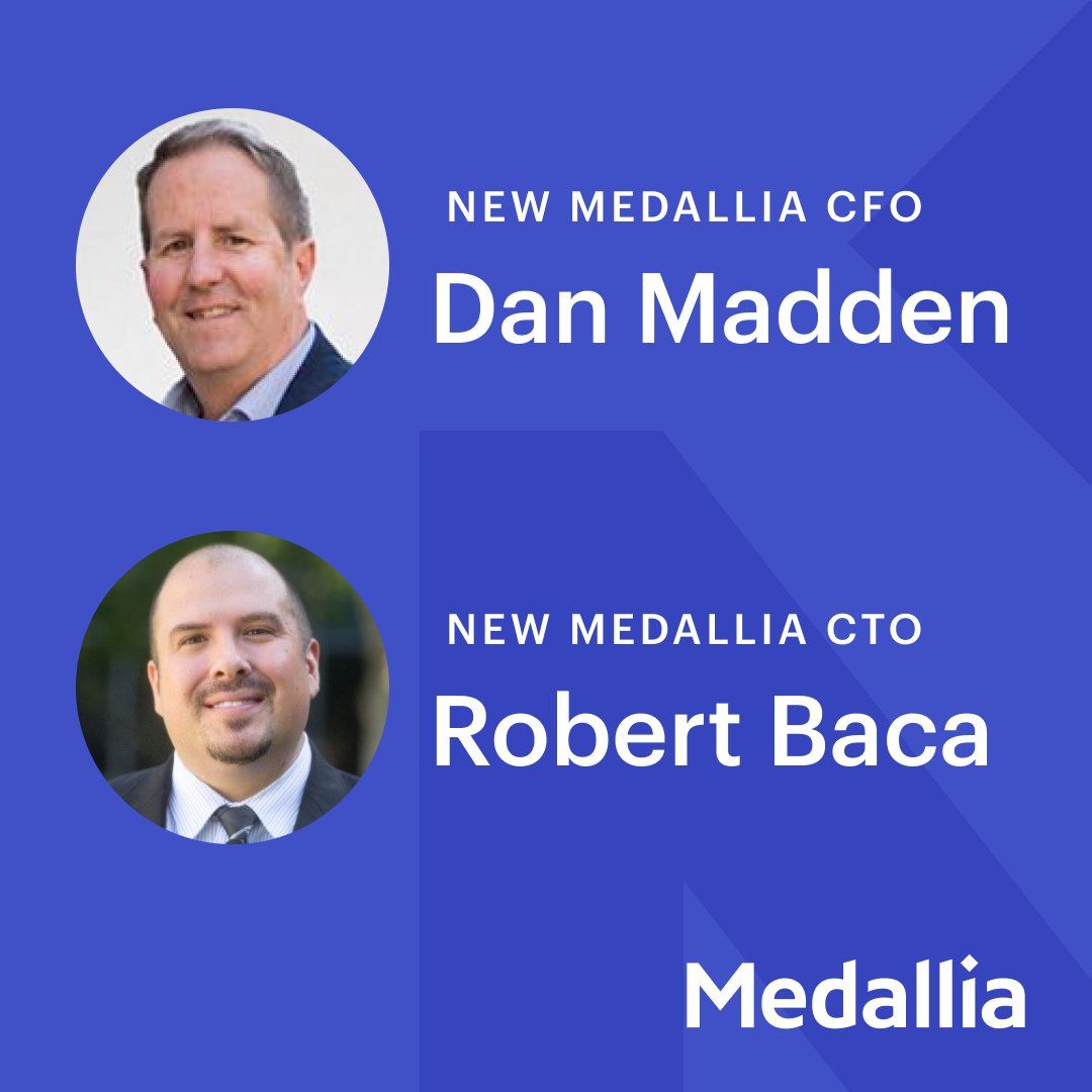 Dan Madden CFO y Robert Baca CTO de Medallia.