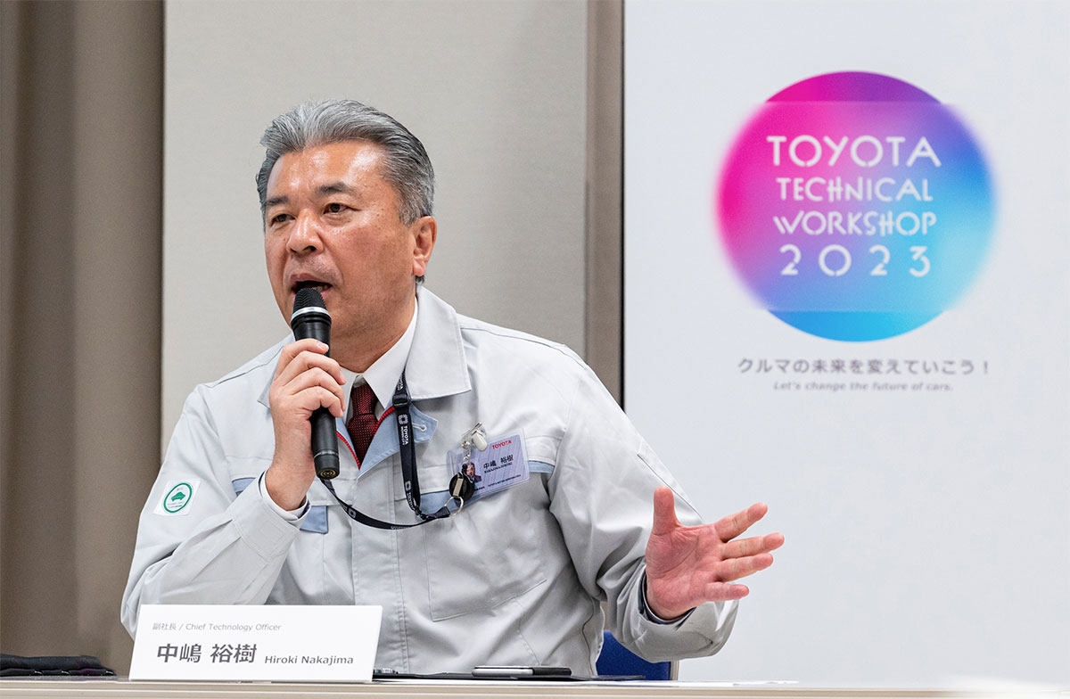 Hiroki Nakajima, vicepresidente ejecutivo y director de tecnología de Toyota