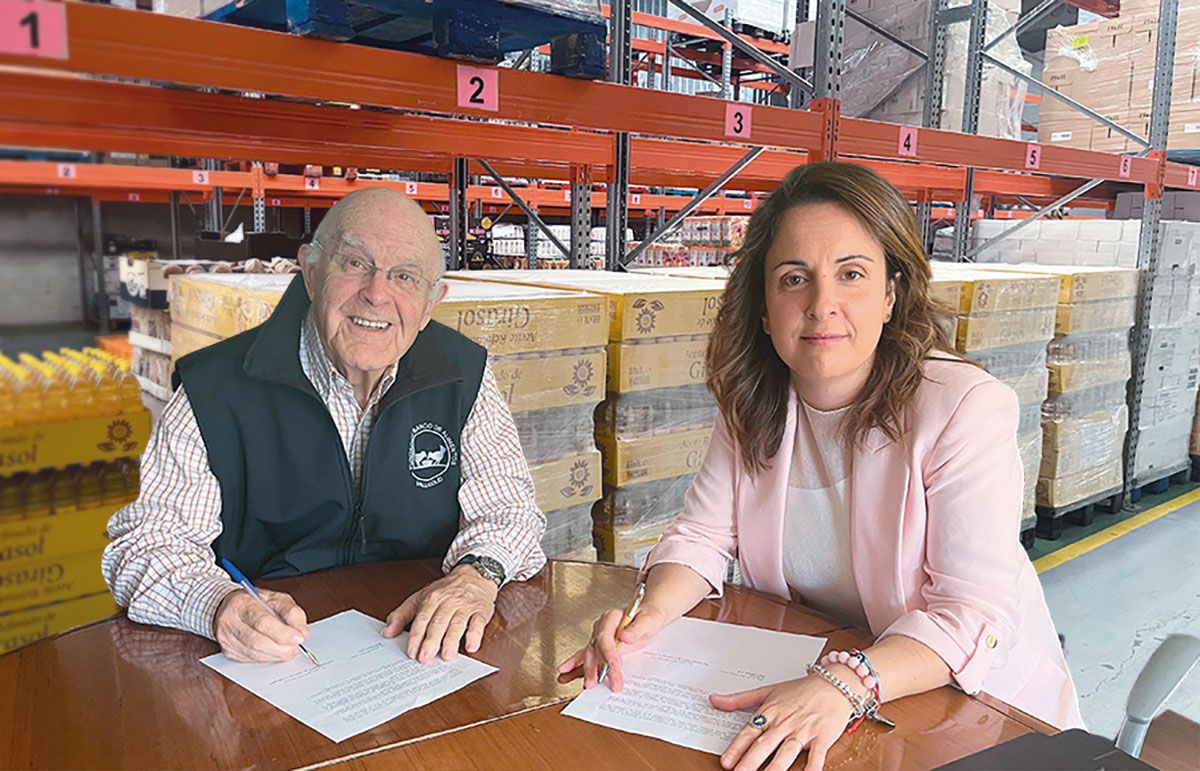 donación de Mercadona al Banco de Alimentos de Valladolid