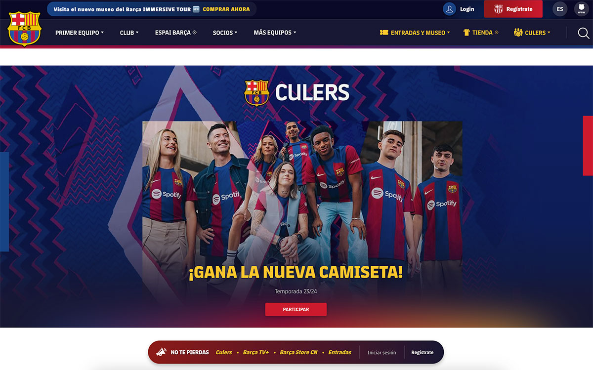 web FC Barcelona