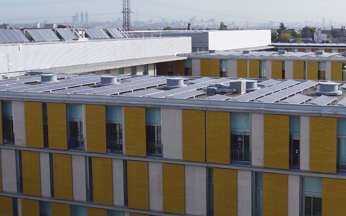 placas solares en el Hospital Universitario Quirónsalud Madrid