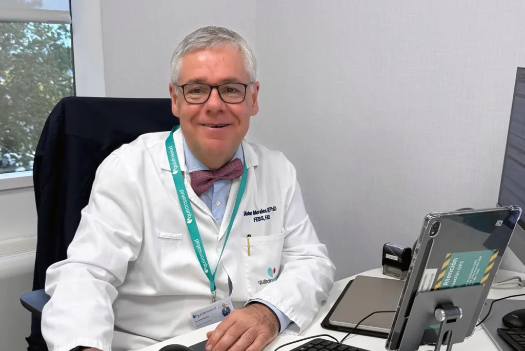 doctor Dieter Morales experto en tecnología para preservar glandula paratiroides