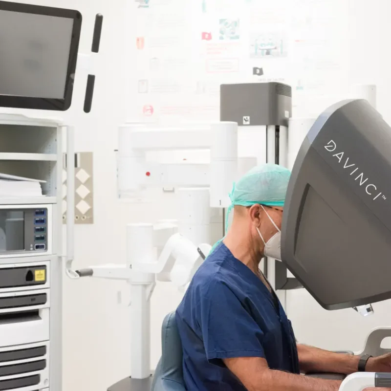 cirugías robot Da Vinci en el Hospital Ruber Juan Bravo