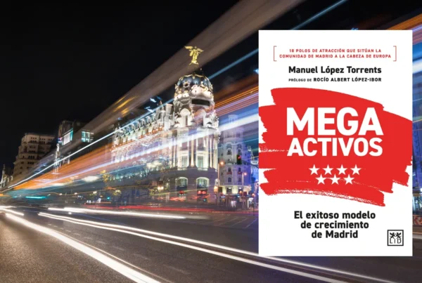 claves del éxito de la economía de Madrid en el libro mega activos