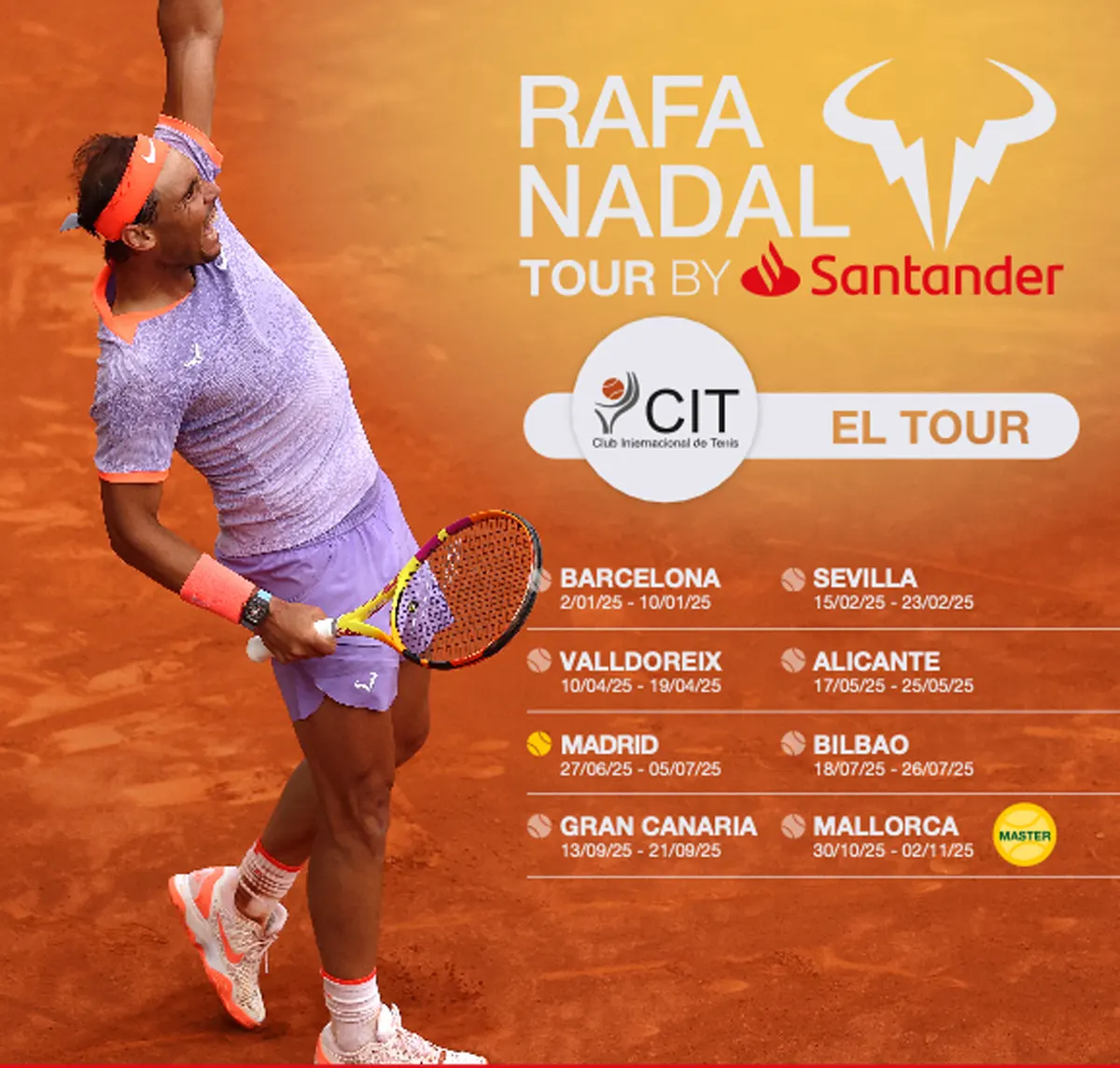 Rafa Nadal Tour by Santander Madrid