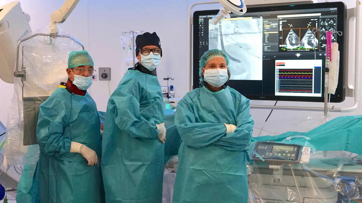 Insuficiencia tricúspide masiva: así ha resuelto este complejo caso un grupo de especialistas del Hospital Ruber Internacional
