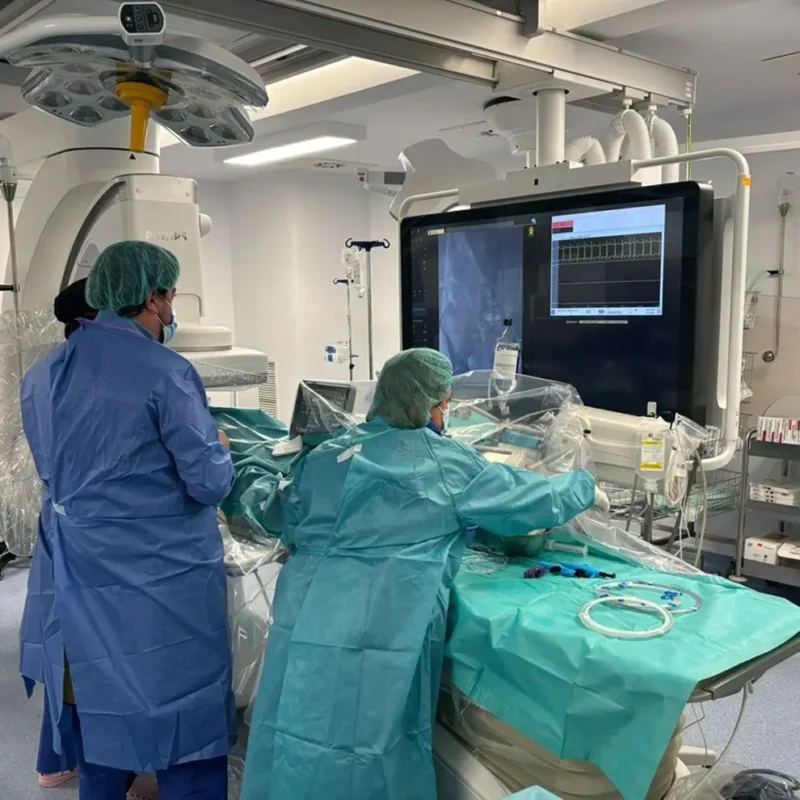 técnica aterectomía orbital en el Hospital La Luz de Madrid