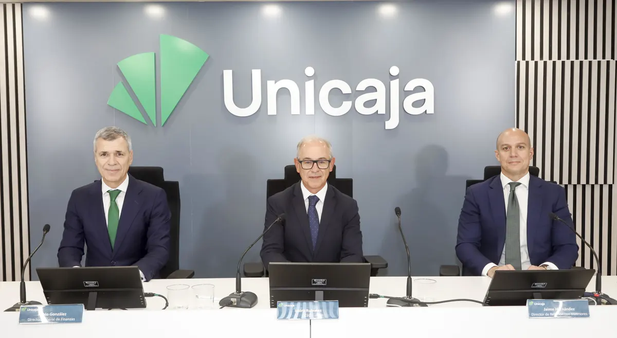 unicaja gana un 15% más en el primer semestre de 2025