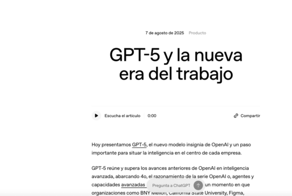 Chat GPT-5 lanzamiento empresa