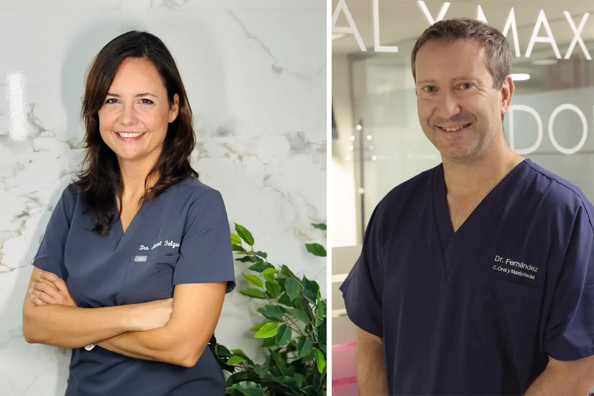 doctora Maria Isabel Falguera y doctor Antonio Fernández