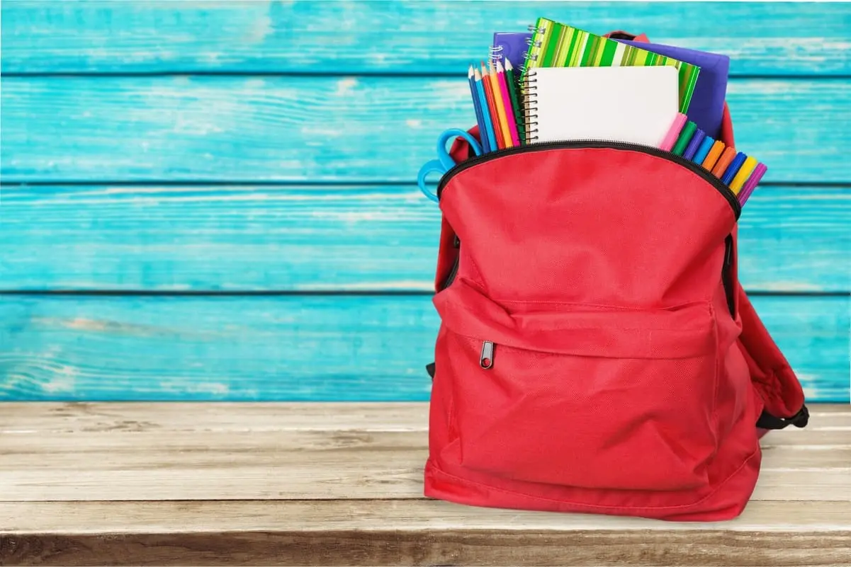 El peso de la mochila como problema para los niños