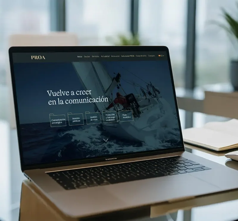 nueva web proa comunicación