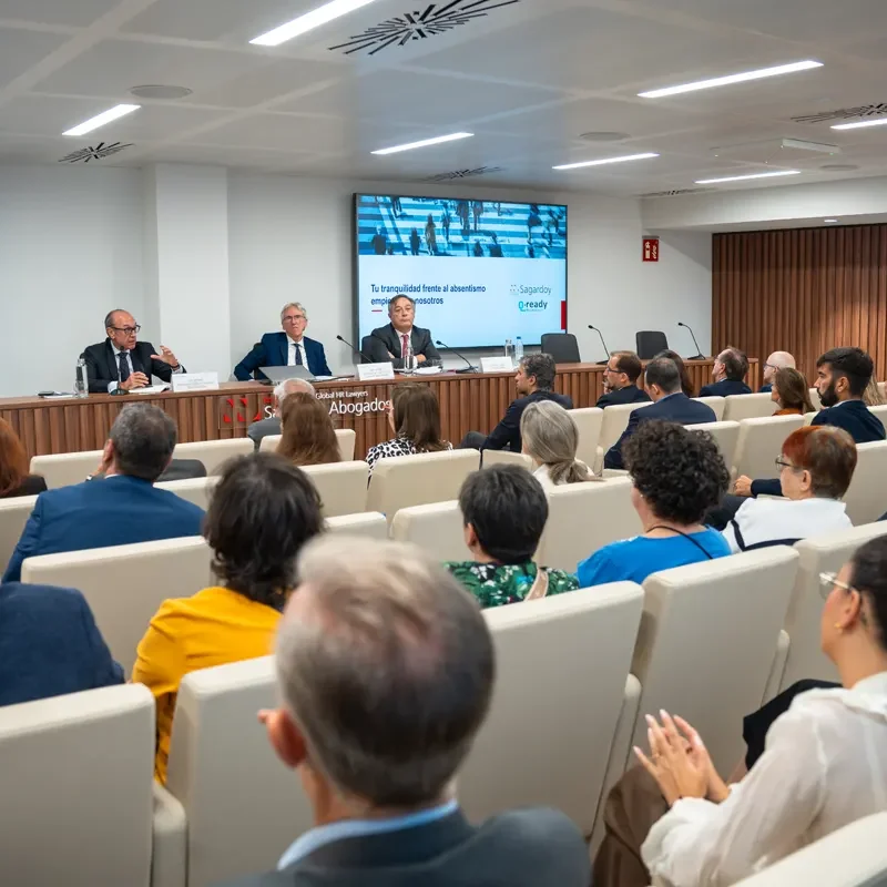 Quirónprevención Sagardoy Abogados proponen una gestión integral del absentismo laboral.