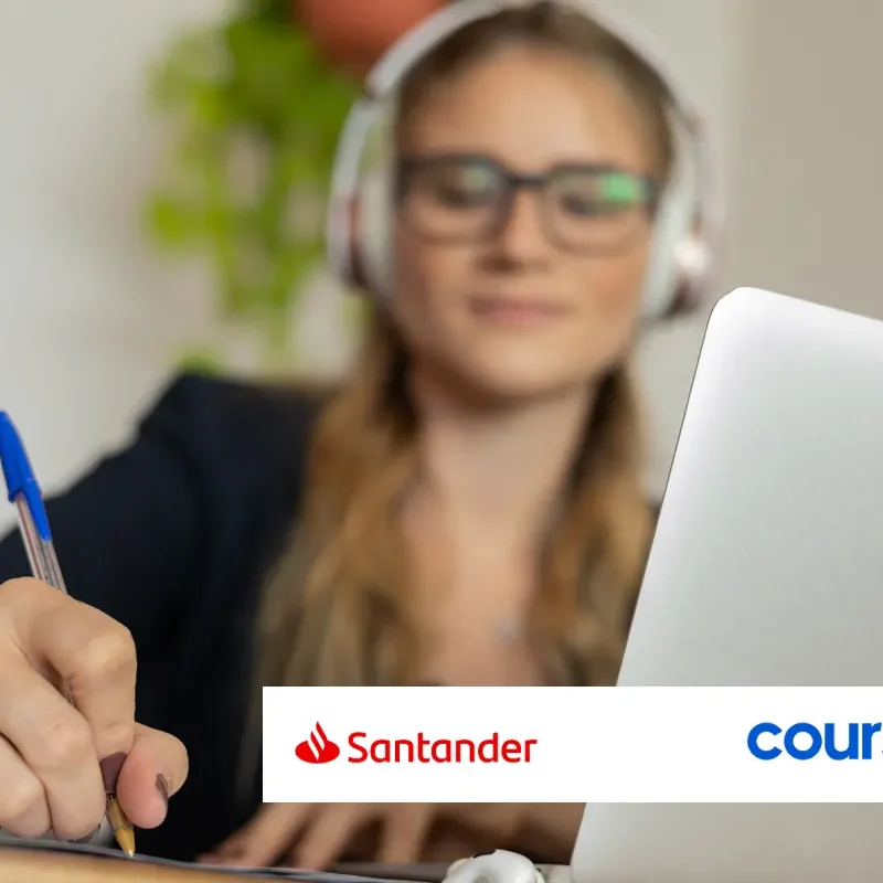 formación gratuita Santander Coursera
