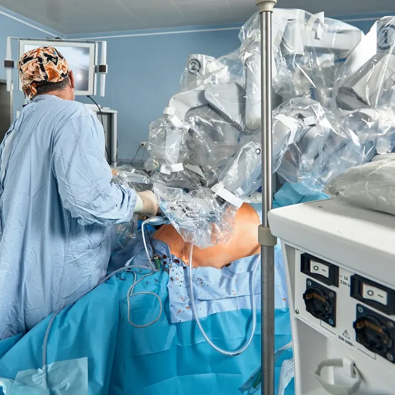 cirugía robótica cáncer colorrectal