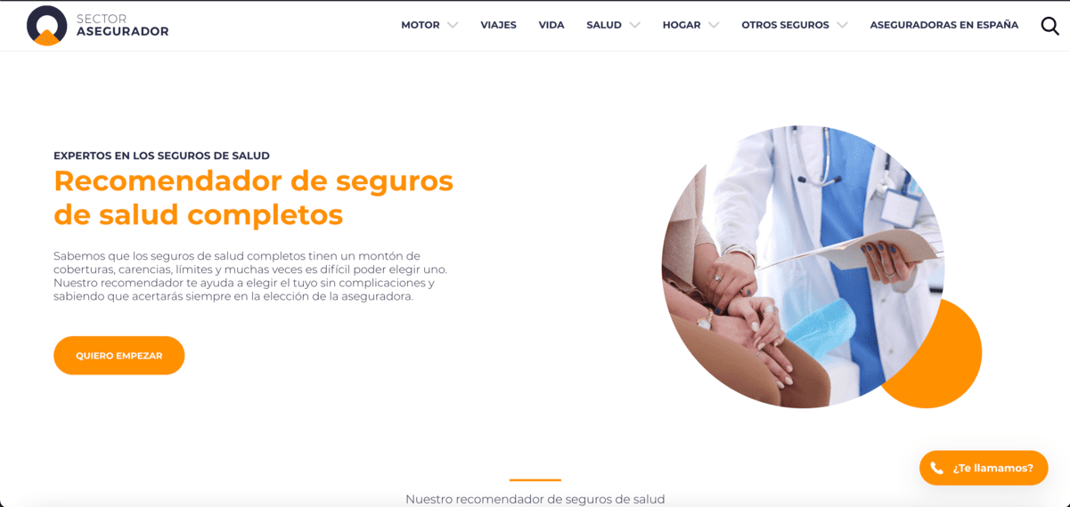 Comparativa seguros de salud