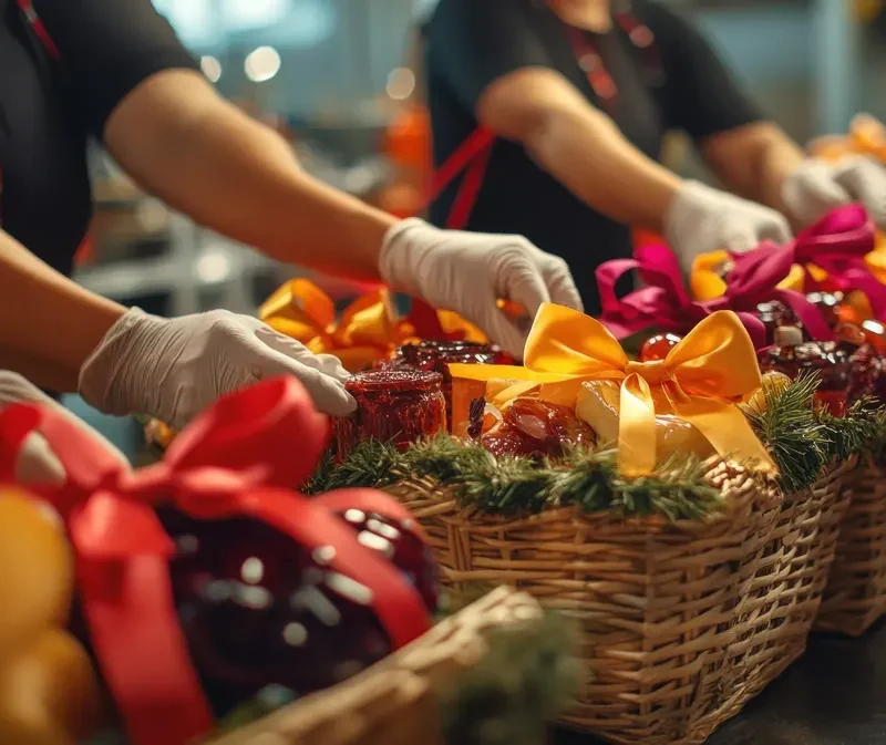tributa la cesta de navidad