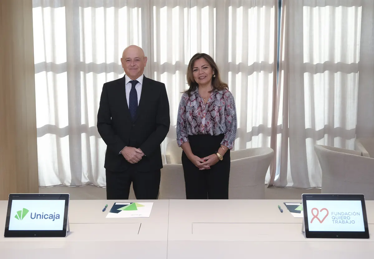 Acuerdo Unicaja y Fundación Quiero Trabajo