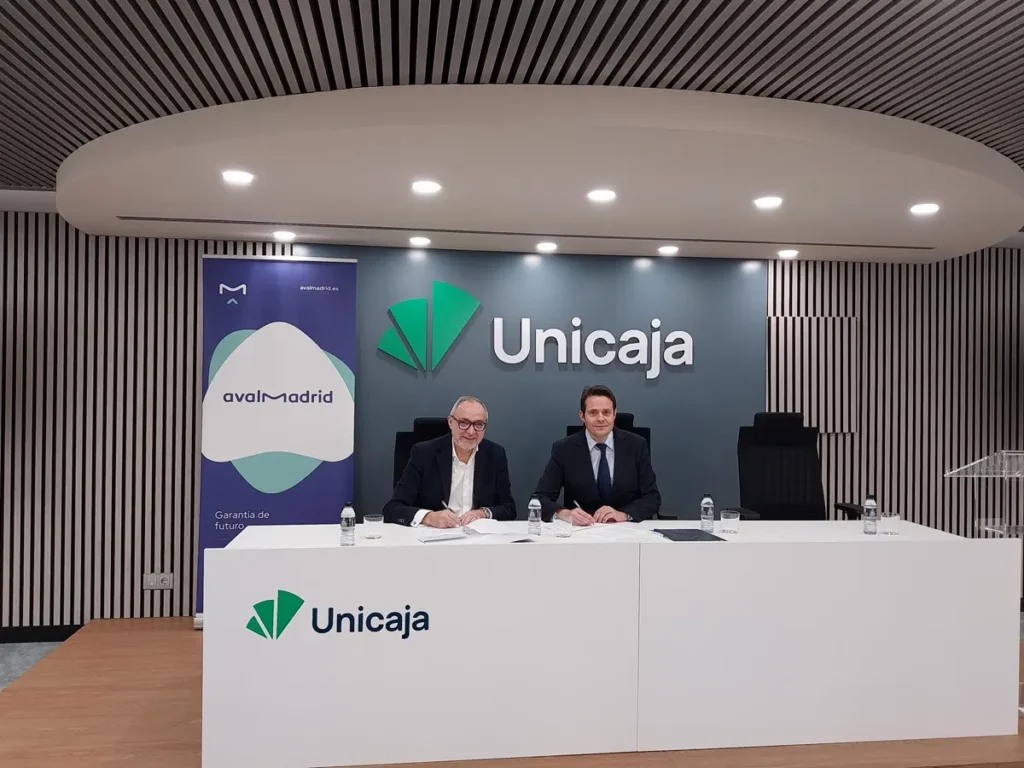 Unicaja Avalmadrid crédito pymes