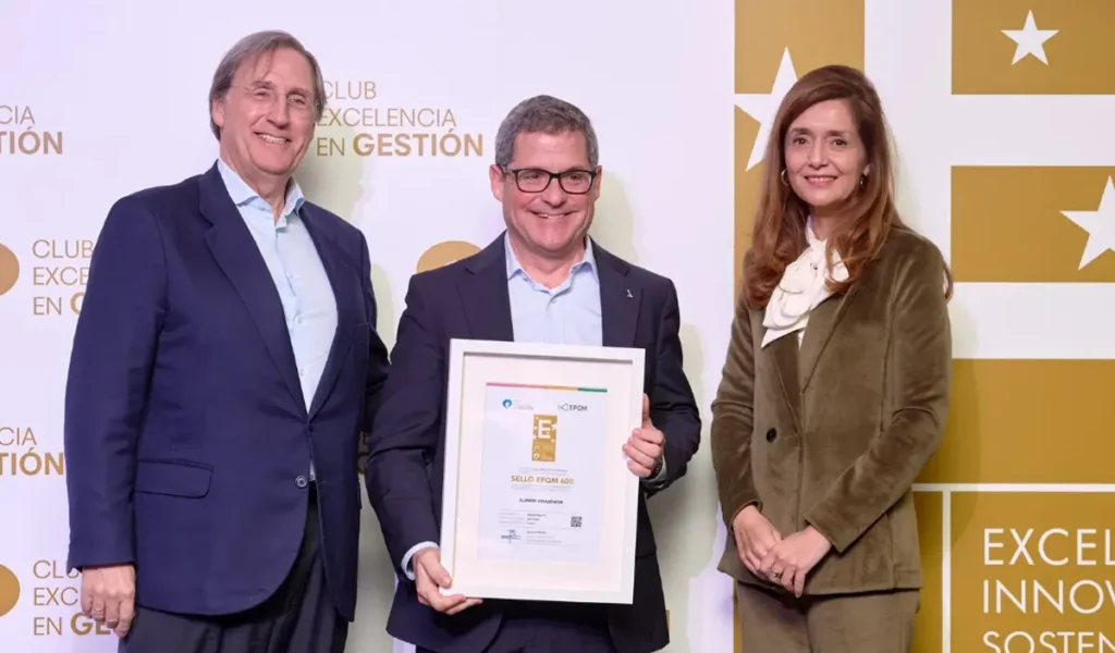 ILUNION VidaSénior recibe el Sello EFQM 600