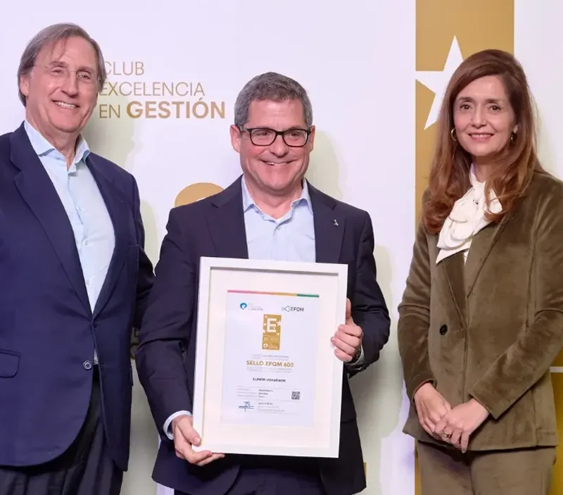 ILUNION VidaSénior recibe el Sello EFQM 600