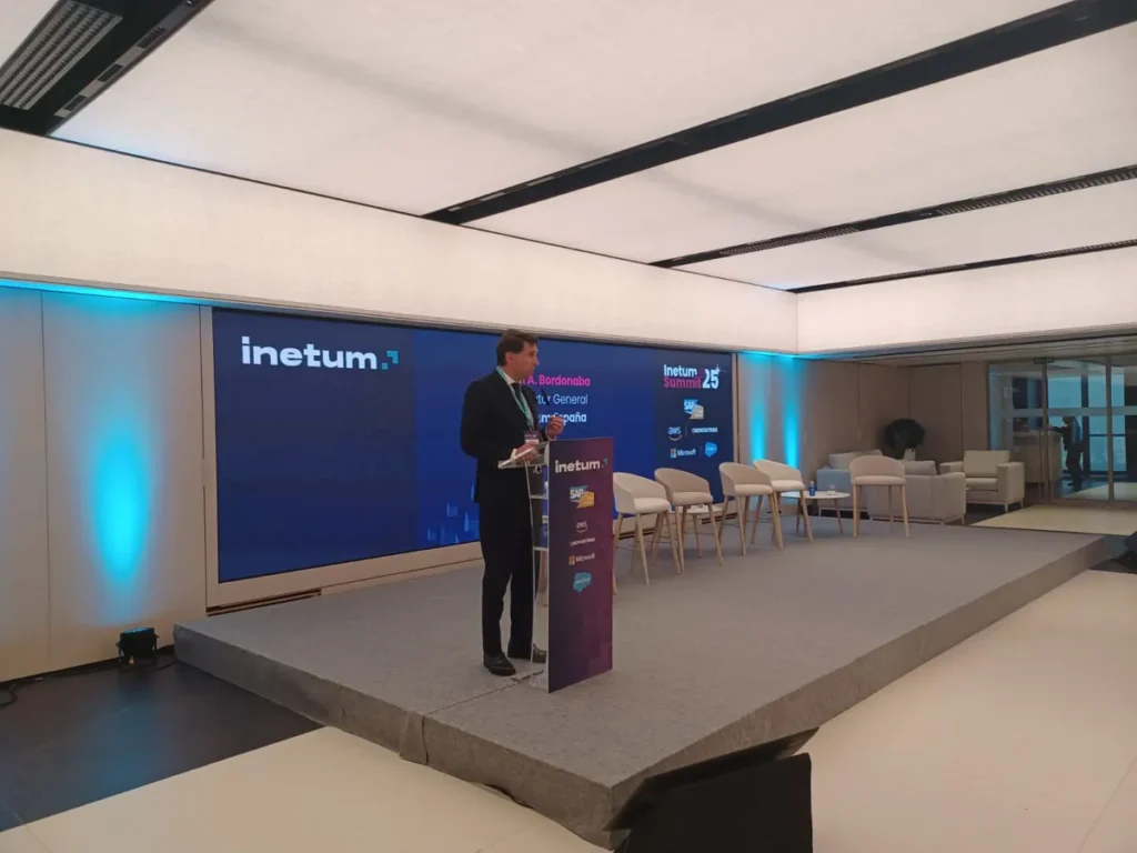 Ion Ander Bordonaba, director general de Inetum proveedor de TI