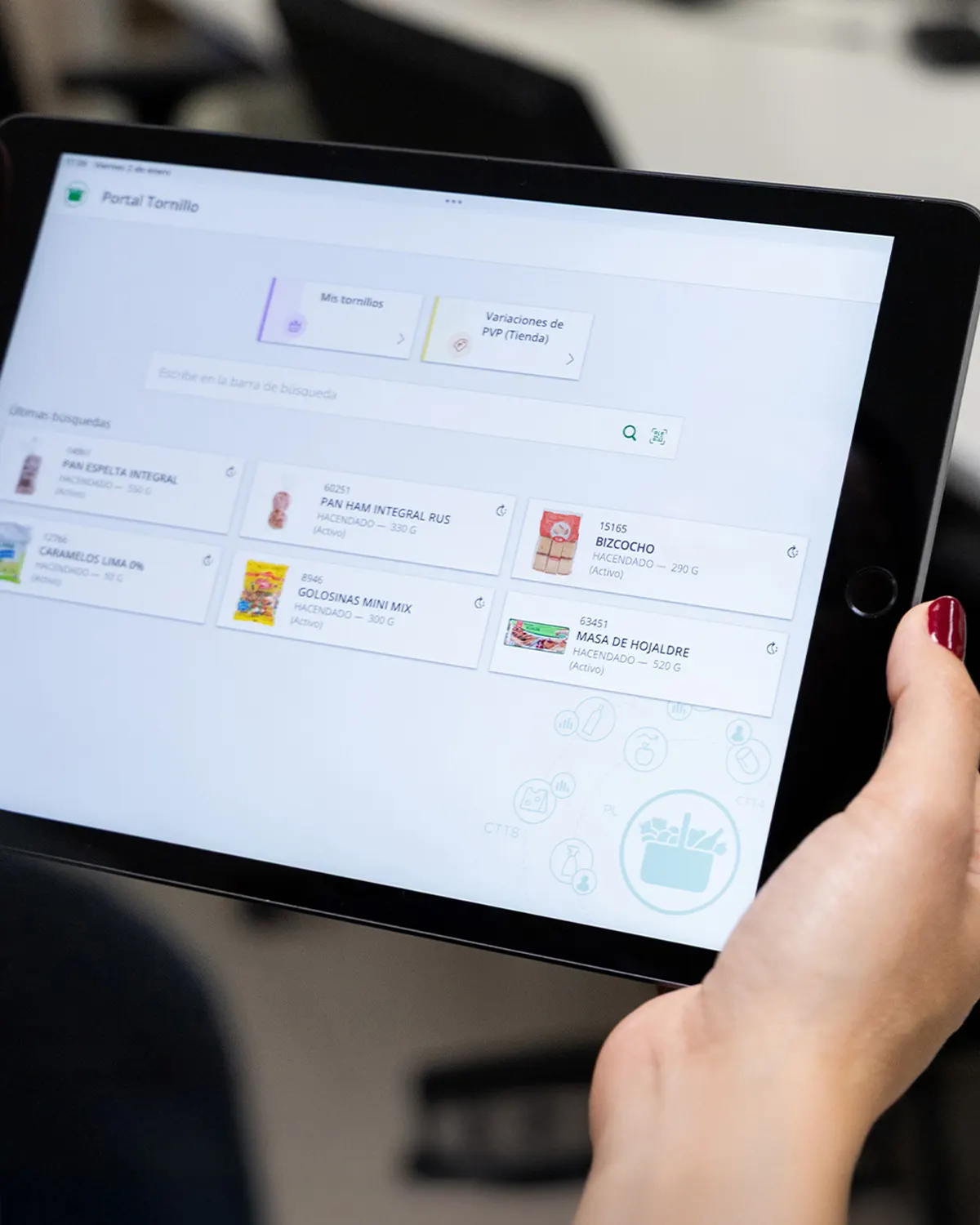 app Portal Tornillo desarrollada por Mercadona IT