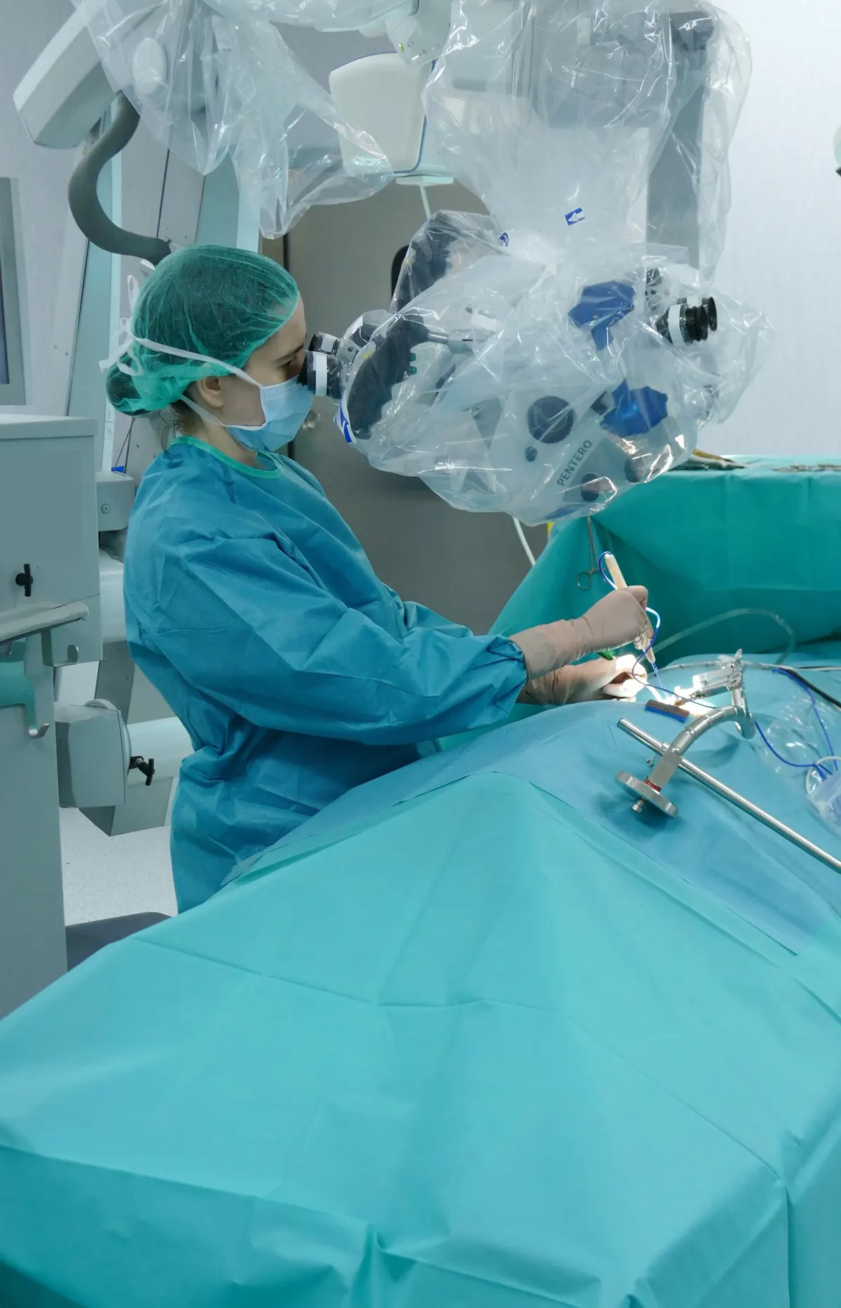 operación de columna mínimamente invasiva