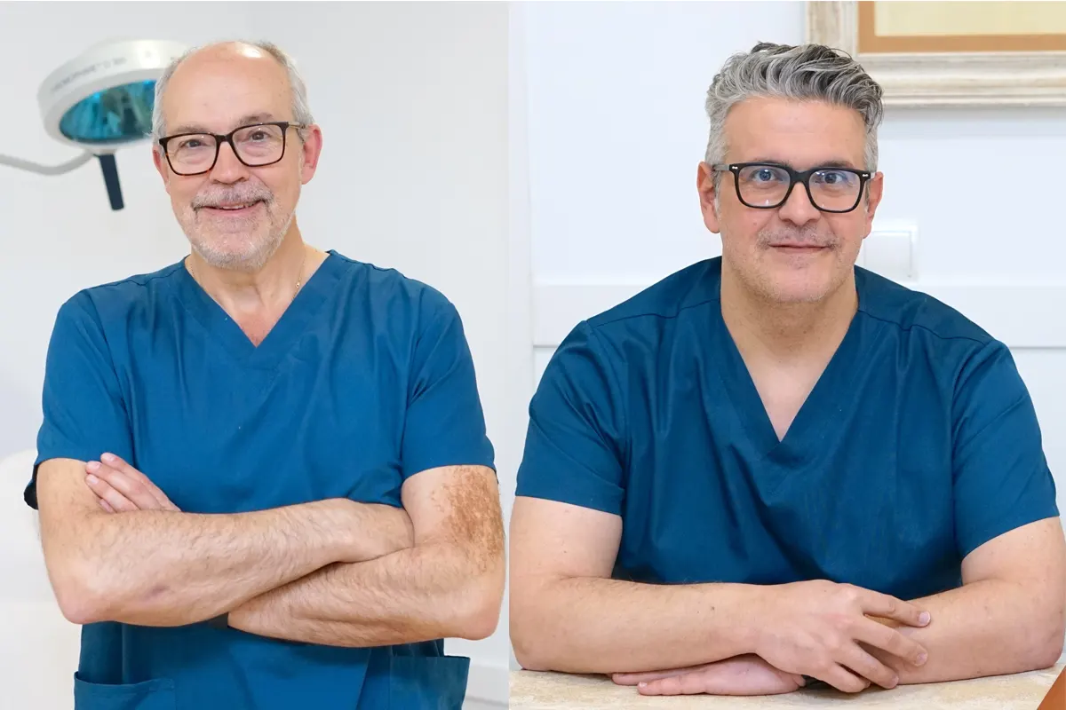 doctor José Luis Cebrián y Néstor Montesdeoca