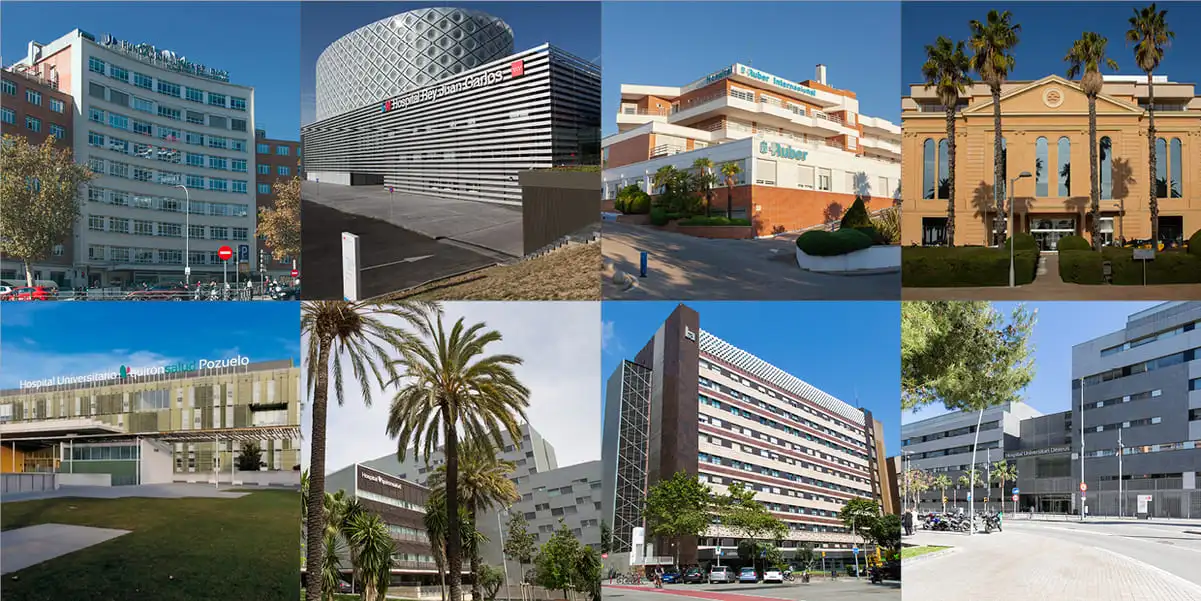Hospitales de la red de Quirónsalud incluidos en el ranking de Forbes 2026
