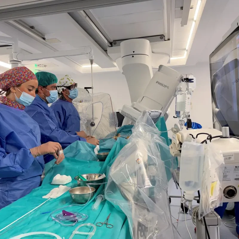 primer implante de una válvula mitral por vía percutánea