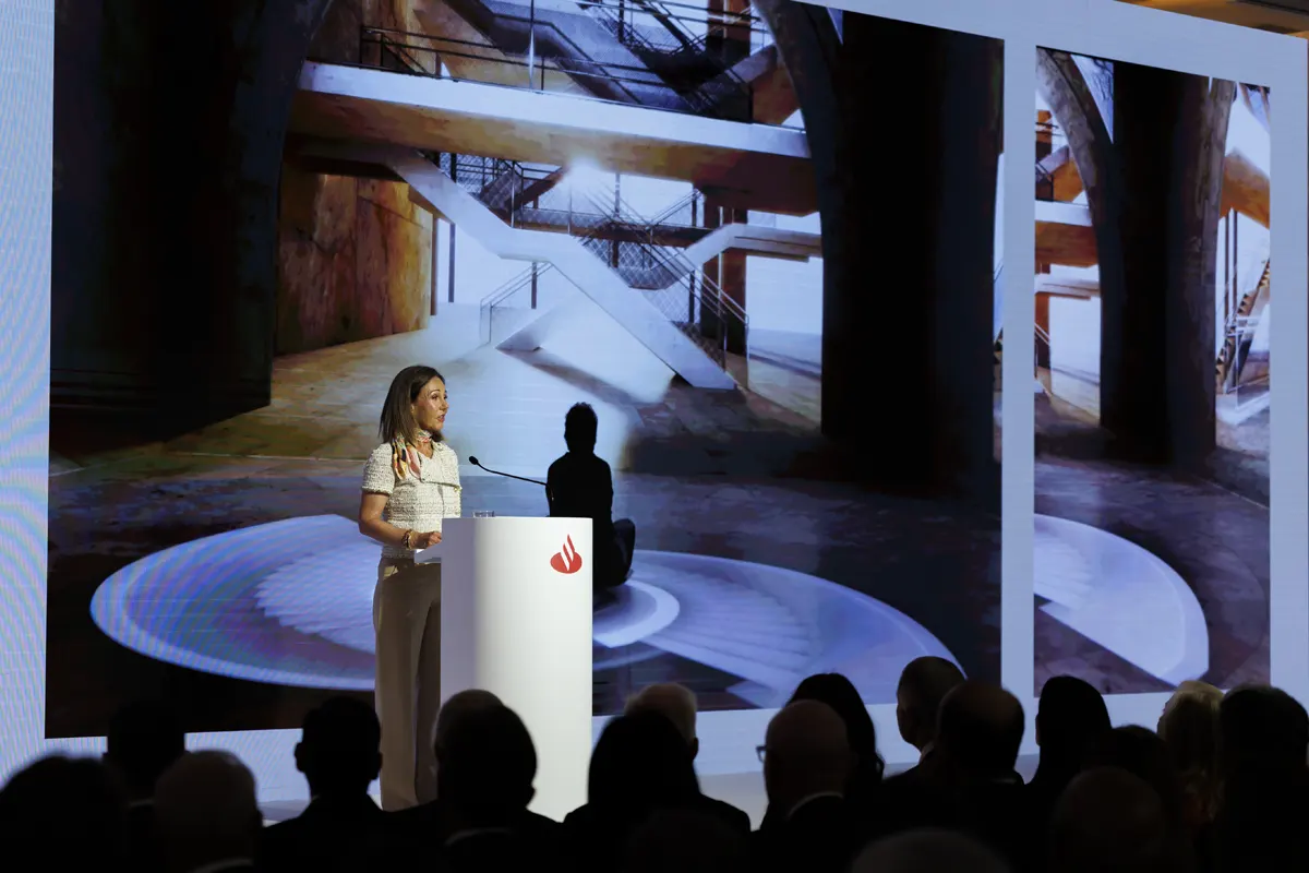 Ana Botín en la inauguración de Faro Santander