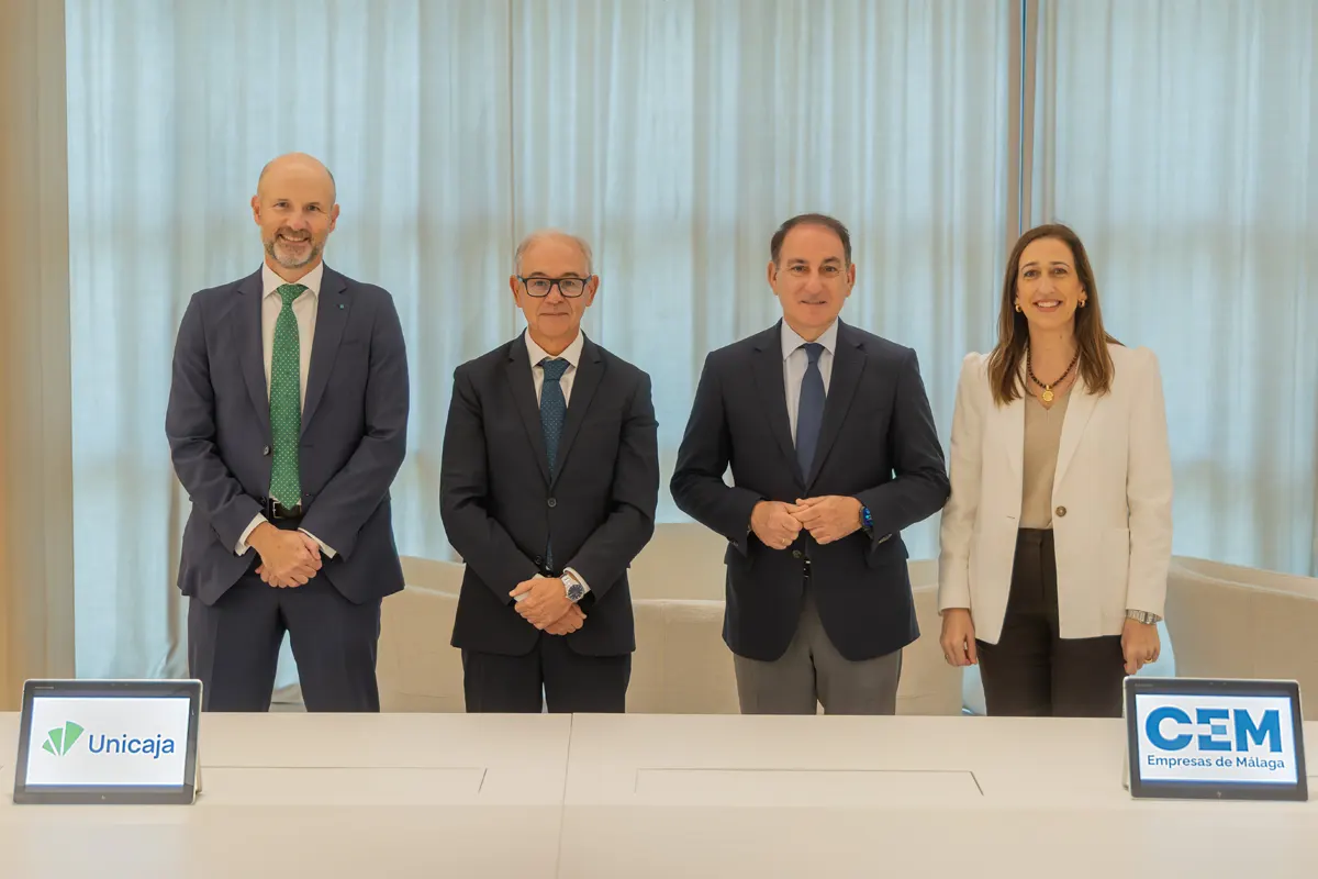 Unicaja y la CEM renuevan un convenio muy estratégico para el tejido empresarial malagueño
