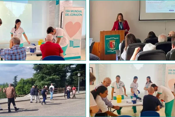 Diferentes especialistas de la Fundación Jiménez Díaz muestran a los pacientes cómo cuidar al corazón en unas jornadas prácticas.