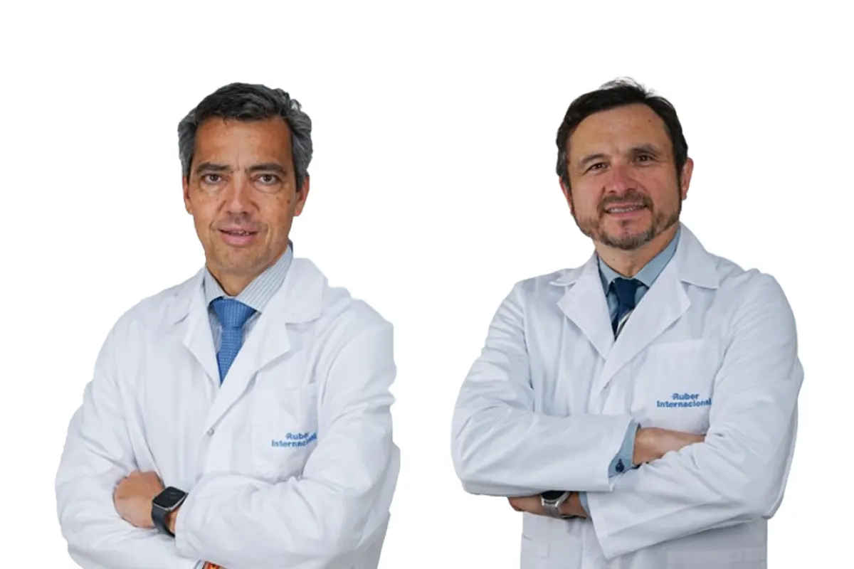 doctores José Miguel Esteban y Juan Carlos Percovich